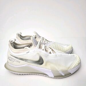 NIKE React Vapor NXT Hard Court Tennis Shoes White Womens 10 CV0742-100